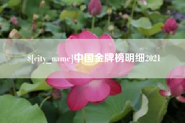 南充中国金牌榜明细2021