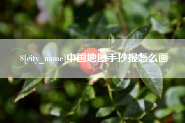南充中国地图手抄报怎么画