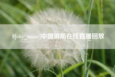南充中国消防在线直播回放