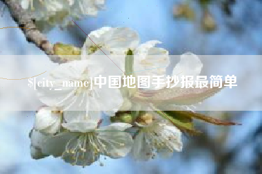 南充中国地图手抄报最简单