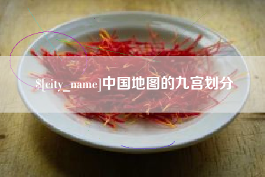 南充中国地图的九宫划分