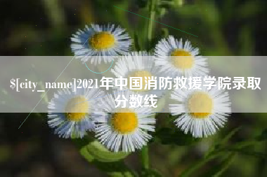 南充2021年中国消防救援学院录取分数线
