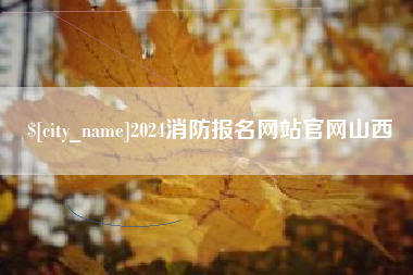 南充2024消防报名网站官网山西