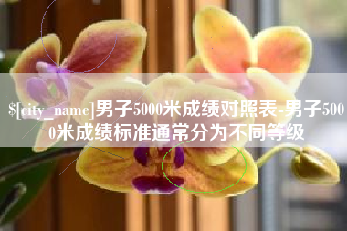 南充男子5000米成绩对照表-男子5000米成绩标准通常分为不同等级