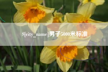 南充男子5000米标准