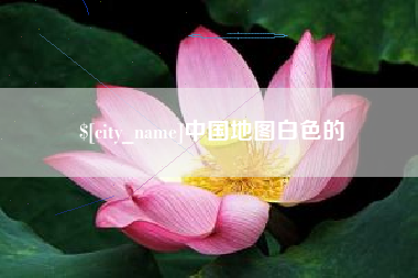 南充中国地图白色的