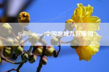 南充中国地域九宫版图
