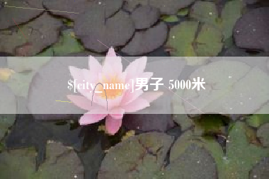 南充男子 5000米