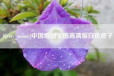 南充中国地图全图高清版白色底子