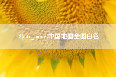 南充中国地图全图白色