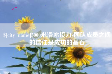 南充5000米滑冰接力-团队成员之间的信任是成功的基石