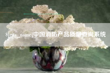 南充中国消防产品质量查询系统