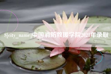 南充中国消防救援学院2021年录取