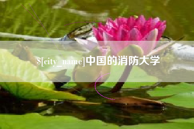 南充中国的消防大学