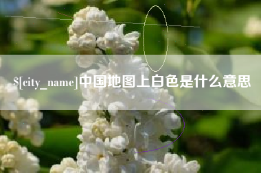 南充中国地图上白色是什么意思