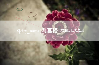 南充九宫格12340-1-2-3-4