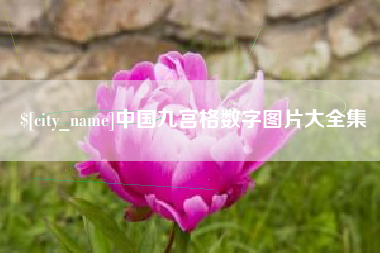 南充中国九宫格数字图片大全集