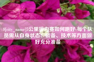 南充5公里接力赛如何跑好-每个队员需从自身状态、装备、技术等方面做好充分准备