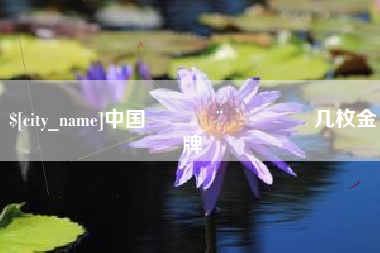 南充中国🇨🇳几枚金牌