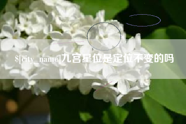 南充九宫星位是定位不变的吗