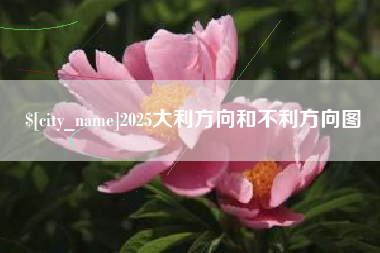 南充2025大利方向和不利方向图