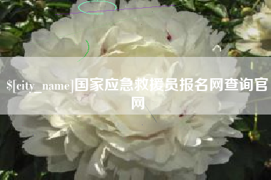 南充国家应急救援员报名网查询官网