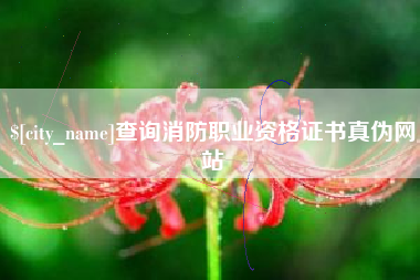 南充查询消防职业资格证书真伪网站