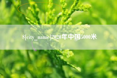 南充2020年中国5000米