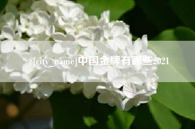 南充中国金牌有哪些2021