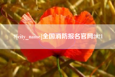 南充全国消防报名官网2021